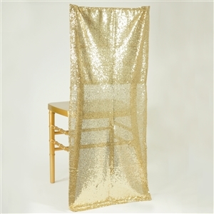 Duchess Sequin Chair Slipcover - Champagne