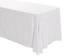 90" x 132" Rectangular Premium Somerset Tablecloth