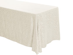 90" x 156" Rectangular Premium Somerset Tablecloth