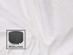 72" Round Premium Somerset Tablecloth