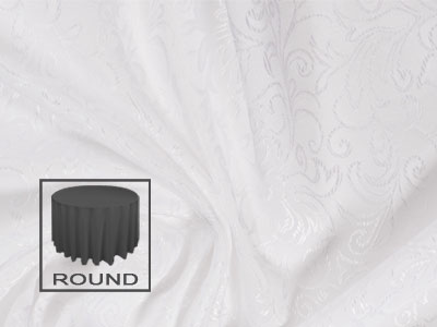 72" Round Premium Somerset Tablecloth