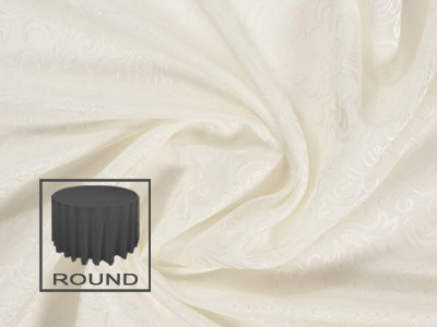 90" Round Premium Somerset Tablecloth
