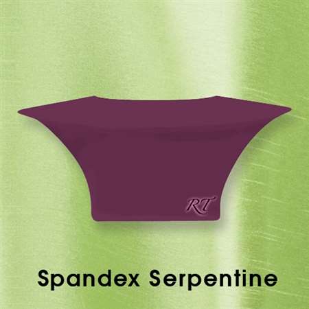 Premium Spandex Serpentine Tablecloth (6030 model)