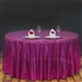 120" Round Grand Duchess Sequin Tablecloth - Fushia