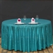 120" Round Grand Duchess Sequin Tablecloth – Turquoise