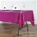 60x102" Rectangle (Duchess Sequin) Tablecloth - Fushia