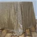 60x126" Rectangle (Duchess Sequin) Tablecloth - Champagne