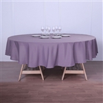 108" Round Polyester Tablecloth - Amethyst