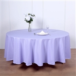 108" Round Polyester Tablecloth - Lavender