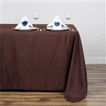50"x120" Polyester Rectangular Tablecloth - Chocolate