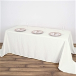 50"x120" Polyester Rectangular Tablecloth - Ivory