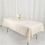 54"x96" Polyester Rectangular Tablecloth - Beige