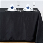 54"x96" Polyester Rectangular Tablecloth - Black