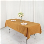54"x96" Polyester Rectangular Tablecloth - Gold