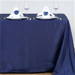 54"x96" Polyester Rectangular Tablecloth - Navy Blue