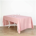 60"x102" Polyester Rectangular Tablecloth - Dusty Rose