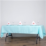 60"x102" Polyester Rectangular Tablecloth - Blue