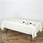 60"x102" Polyester Rectangular Tablecloth - Ivory