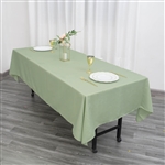 60"x102" Polyester Rectangular Tablecloth - Sage Green