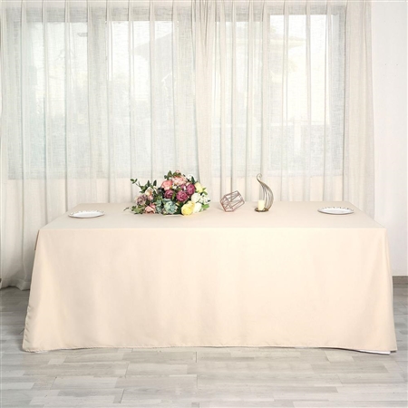 Econoline Beige Tablecloth 90x156"