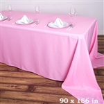 Econoline Pink Tablecloth 90x156"