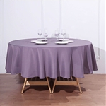 90" Round Polyester Tablecloth - Amethyst