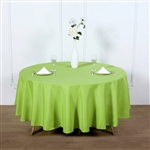 90" Round Polyester Tablecloth - Apple Green