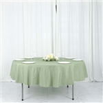 90" Round Polyester Tablecloth - Sage Green
