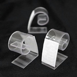 12 PCS 1.2" Adjustable Clear Plastic Table Skirt Clips