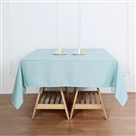 54" Dusty Sage Wholesale Polyester Square Linen Tablecloth For Banquet Party Restaurant