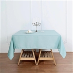 70" Dusty Sage Wholesale Polyester Square Linen Tablecloth For Wedding Party Restaurant