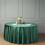 120" Econoline Velvet Round Tablecloth - Hunter Green