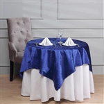 54'' x 54'' Econoline Velvet Table Overlay - Royal Blue