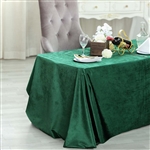 90" x 132" Econoline Velvet Rectangle Tablecloth - Hunter Green