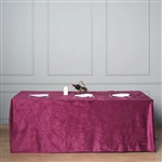 90" x 156" Econoline Velvet Rectangle Tablecloth - Purple