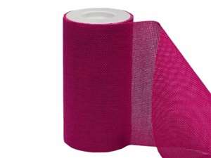 Polyester Burlap Roll - Fushia 6"x10 Yards