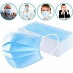 3 Ply Disposable Face Mask with Ear Loop - 50-Pack
