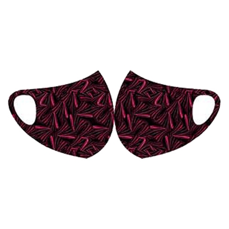 Face Fashions Spandex Protective Masks - Pack of 10 - Intricate Lines