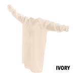 Protective / Isolation Gowns - Pack of 25 - Ivory