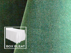 Box Pleat Premium Velvet Table Skirts - 6 Foot Table - 17 Foot Section - 2-Pack