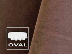 108" x 132" Premium Velvet Oval Tablecloth