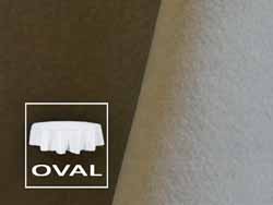 108" x 156" Premium Velvet Oval Tablecloth