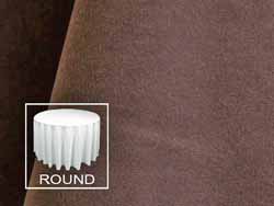 70" Premium Velvet Round Tablecloth