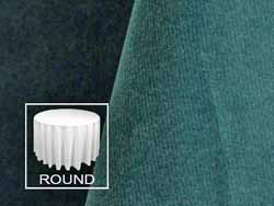 90" Premium Velvet Round Tablecloth