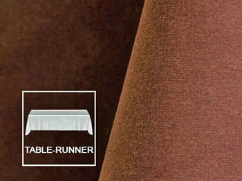 12" X 108" Premium Velvet Table Runners - 5 Pack