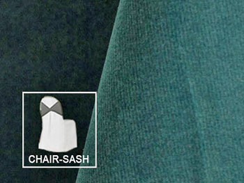 7" X 100" Premium Velvet Chair Sash