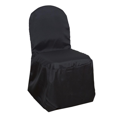 Poly Banquet Chair Cover - Black