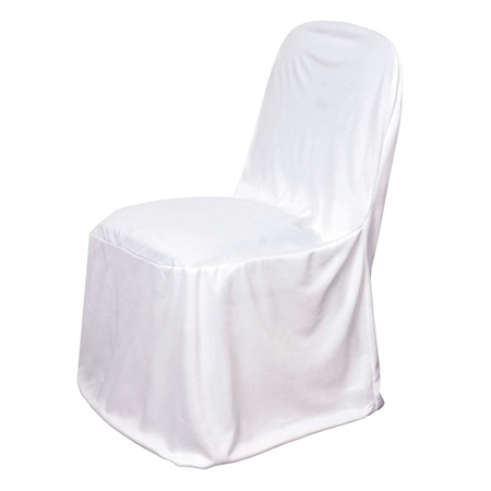 Stretch Scuba Chair Covers  - White