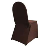 Spandex Chair Covers - Chocolate