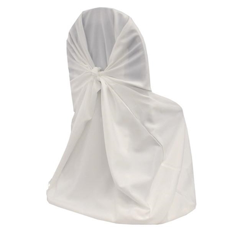 Polyester Universal Chair Cover - White